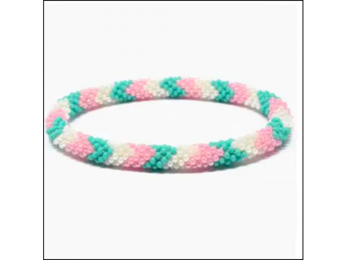 Beaded Roll On Bracelet