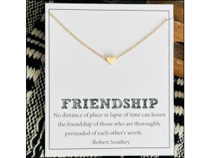 Sentimental Necklace Card - Friendship