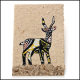 Kitenge Cloth Kudu Card