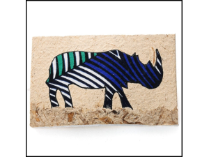 Kitenge Cloth Rhino Card