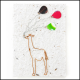 Metal Wire Celebration Giraffe Card