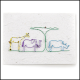 Metal Wire Safari Card