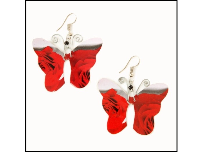 Aluminum Butterfly Earrings
