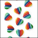 Kenyan Rainbow Heart Soapstone