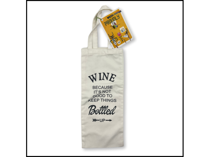 Handcrafted Wine Bag *SOLD OUT*