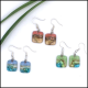 Square Glass Earrings Square Glass Earrings