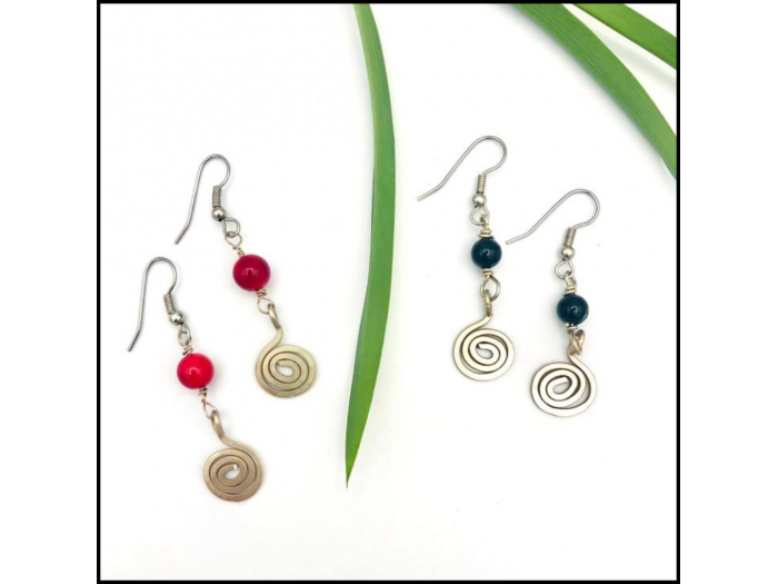 Eternity Spiral Earrings