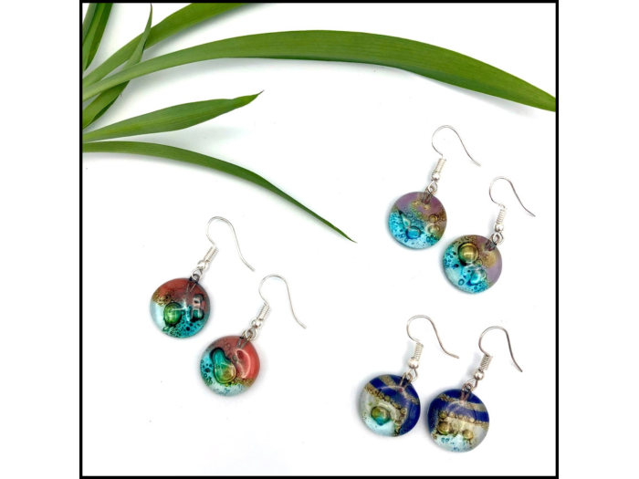 Glass Earrings