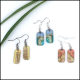Rectangle Glass Earrings Rectangle Glass Earrings