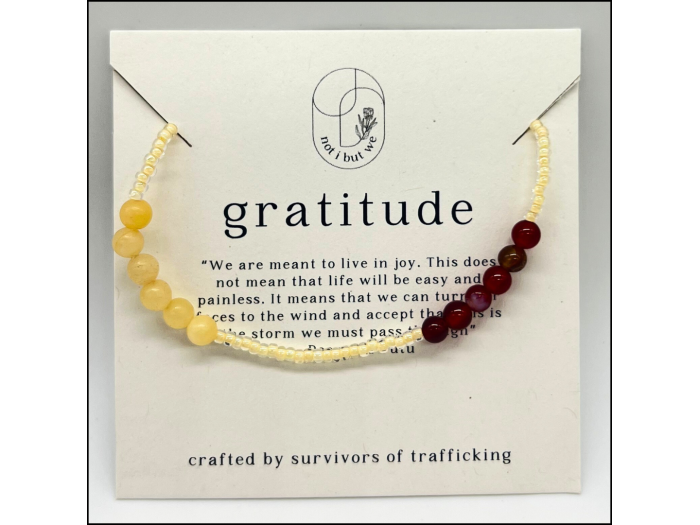 Gratitude Mindfulness Bracelet
