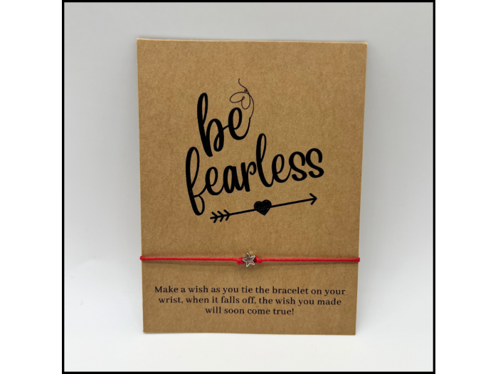 Be Fearless Wish Bracelet