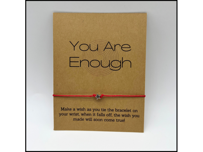 You Are Enough Wish Bracelet